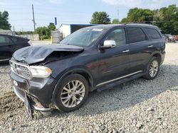 Salvage cars for sale from Copart Mebane, NC: 2014 Dodge Durango Citadel