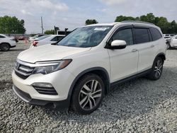 Honda Pilot Touring salvage cars for sale: 2016 Honda Pilot Touring