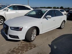 Salvage cars for sale from Copart Grand Prairie, TX: 2014 Audi A4 Premium