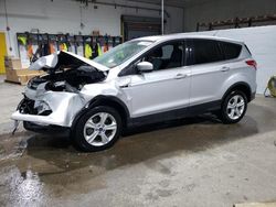 Salvage cars for sale at Candia, NH auction: 2016 Ford Escape SE