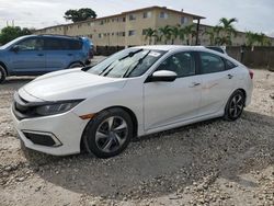 Salvage cars for sale from Copart Opa Locka, FL: 2019 Honda Civic LX