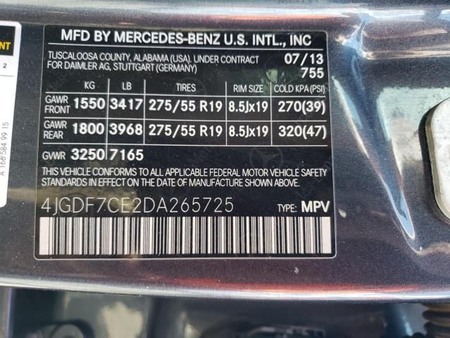 2013 Mercedes-Benz GL 450 4matic