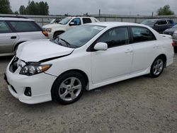 Salvage cars for sale from Copart Arlington, WA: 2013 Toyota Corolla Base