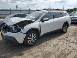 Salvage cars for sale at Dyer, IN auction: 2022 Subaru Outback Premium