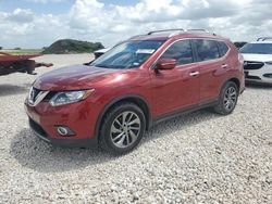 Salvage cars for sale at Taylor, TX auction: 2015 Nissan Rogue S