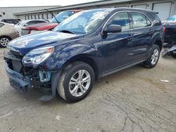 Salvage cars for sale at Louisville, KY auction: 2017 Chevrolet Equinox LS