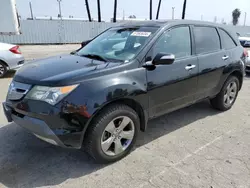 Salvage cars for sale at Van Nuys, CA auction: 2009 Acura MDX Sport