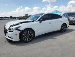 Salvage cars for sale at Grand Prairie, TX auction: 2020 Hyundai Sonata SEL Plus