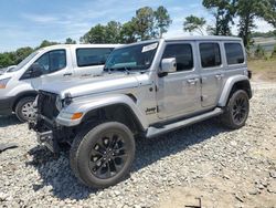 Salvage cars for sale at Byron, GA auction: 2021 Jeep Wrangler Unlimited Sahara