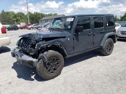 Jeep Wrangler Unlimited Sport salvage cars for sale: 2017 Jeep Wrangler Unlimited Sport