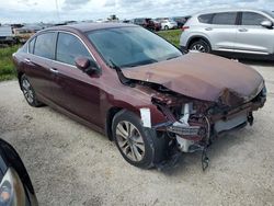 Salvage cars for sale from Copart Homestead, FL: 2014 Honda Accord LX