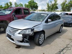 Salvage cars for sale at Bridgeton, MO auction: 2015 Nissan Sentra S