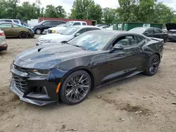 Chevrolet Camaro salvage cars for sale: 2022 Chevrolet Camaro ZL1