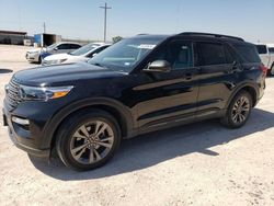 Salvage cars for sale at Andrews, TX auction: 2021 Ford Explorer XLT