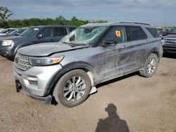 Salvage cars for sale at Des Moines, IA auction: 2024 Ford Explorer Limited