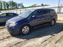 Salvage cars for sale at Spartanburg, SC auction: 2016 Honda Odyssey EXL