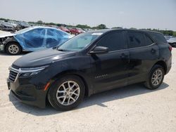 Salvage cars for sale at San Antonio, TX auction: 2022 Chevrolet Equinox LS