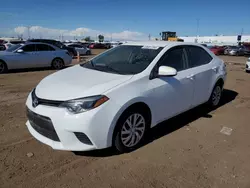 Salvage cars for sale from Copart Brighton, CO: 2014 Toyota Corolla L