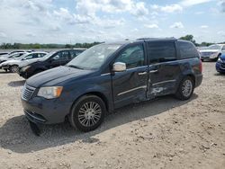 Salvage cars for sale at Kansas City, KS auction: 2013 Chrysler Town & Country Touring L