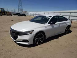 Salvage cars for sale at Adelanto, CA auction: 2022 Honda Accord Hybrid Sport