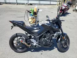 Yamaha salvage cars for sale: 2021 Yamaha MT-03