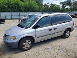 Salvage cars for sale at Hampton, VA auction: 2002 Dodge Caravan SE