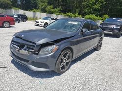 Salvage cars for sale from Copart Fairburn, GA: 2015 Mercedes-Benz C300