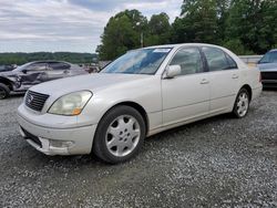 Salvage cars for sale from Copart Concord, NC: 2001 Lexus LS 430