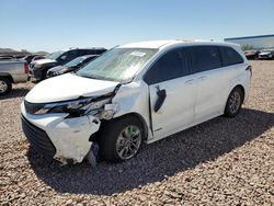 Toyota salvage cars for sale: 2021 Toyota Sienna LE