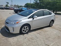 Salvage cars for sale at Lexington, KY auction: 2015 Toyota Prius