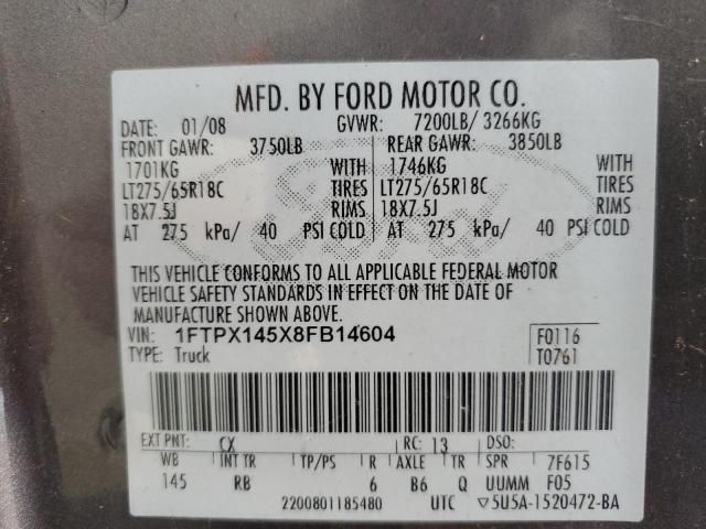 2008 Ford F150