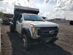 Salvage trucks for sale at Fredericksburg, VA auction: 2017 Ford F550 Super Duty