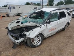 Salvage cars for sale at Oklahoma City, OK auction: 2017 Ford Explorer XLT
