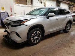 Toyota Vehiculos salvage en venta: 2021 Toyota Highlander Hybrid XLE