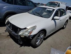 Salvage cars for sale at Martinez, CA auction: 2010 Infiniti G37 Base