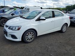 Salvage cars for sale at East Granby, CT auction: 2017 Chevrolet Sonic LT