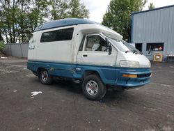 Salvage trucks for sale at Portland, OR auction: 1991 Toyota Camper