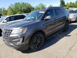 Salvage cars for sale at Portland, OR auction: 2017 Ford Explorer XLT