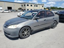 Honda Civic dx vp Vehiculos salvage en venta: 2005 Honda Civic DX VP