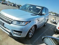 Salvage cars for sale at Vallejo, CA auction: 2015 Land Rover Range Rover Sport SC