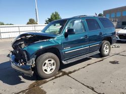 Chevrolet salvage cars for sale: 2001 Chevrolet Tahoe K1500