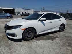 Salvage cars for sale from Copart Sun Valley, CA: 2020 Honda Civic LX