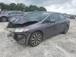 Salvage cars for sale from Copart Loganville, GA: 2015 Honda Civic EXL