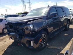 Salvage cars for sale at Elgin, IL auction: 2023 GMC Yukon XL K1500 AT4