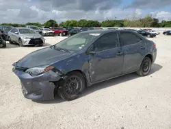 Salvage cars for sale from Copart San Antonio, TX: 2018 Toyota Corolla L