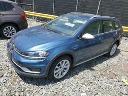 Volkswagen salvage cars for sale: 2019 Volkswagen Golf Alltrack S