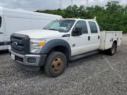 Salvage trucks for sale at West Mifflin, PA auction: 2015 Ford F450 Super Duty