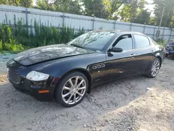 Salvage cars for sale at Hampton, VA auction: 2006 Maserati Quattroporte M139