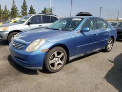 Salvage cars for sale at Rancho Cucamonga, CA auction: 2003 Infiniti G35