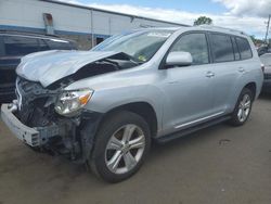 Salvage cars for sale at New Britain, CT auction: 2009 Toyota Highlander Limited